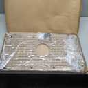 Serene Valley Sink Bottom Grid 25-1/8" x 12-7/8", Centered Drain with Corner Radius 1-1/2", Sink Grid Stainless Steel NDG2513C