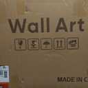 Large Framed Neutral Black and Beige Wall Art, 3 Piece Modern Canvas Prints Paintings Artwork for Walls, Minimalist Boho Geometric Pictures Wall Decor for Living Room Bedroom Home Office 20x30 In