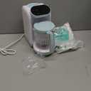 Chefhandy Baby Food Maker, 5-in-1 Baby Food Steamer & Blender with Auto and Manual Blending, Puree Maker, Bottle Warmer & Sterili-zer, BPA-Free, with 6 Food Pouches (White Blue)