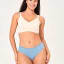 BAMBOO COOL Women's Underwear Briefs for Women Lightweight Ladies Panties Moisture-Wicking Stretchy Soft Breathable 5-pack (S)