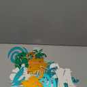 JeVenis Glittery Moana Birthday Decoration Moana Party Supplies Moana Party Hanging Swirl Decoration Hawaiian Birthday Decoration