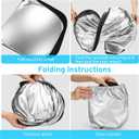 Car Windshield Sun Shade Sunshade Compatible with Chevy/Chevrolet Bolt EV (Not for Bolt EUV) 2024 2023 2022-2017 Accessories, Foldable Car Front Window Sun Shield Visor