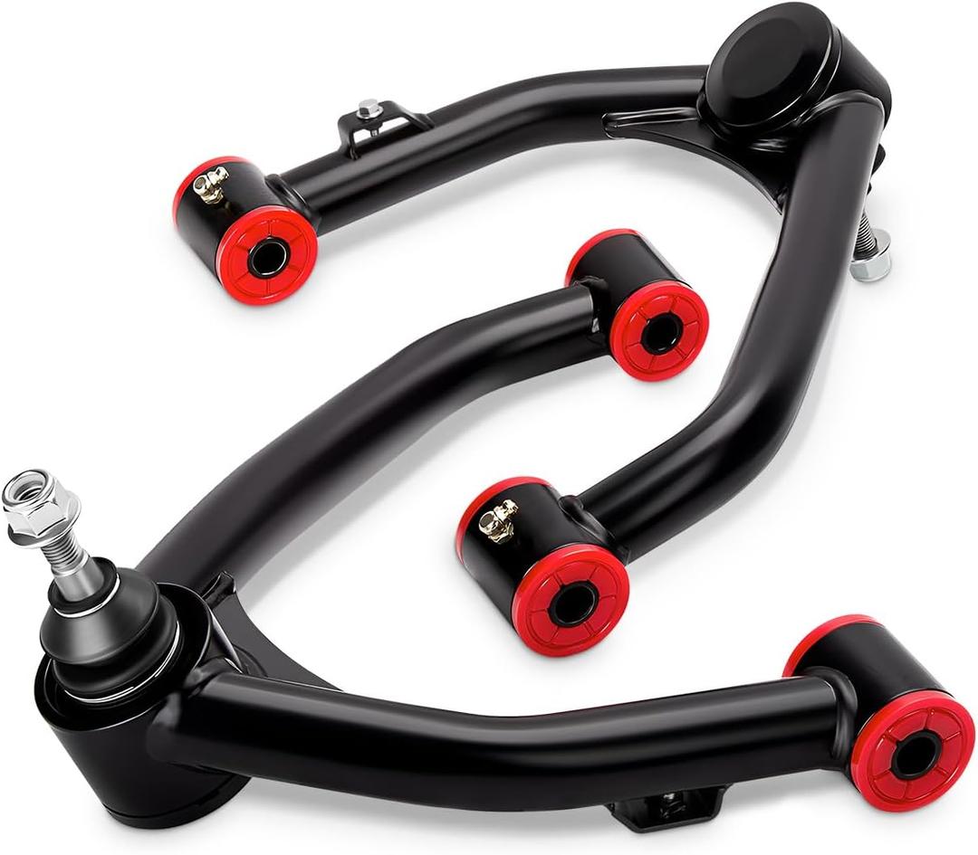 Upper Control Arms 2-4" Lift for 2007-2018 Silverado 1500/Sierra 1500, dynofit Suspension Control Arm Kit for 2007-2018 Tahoe, Yukon, Yukon XL, Suburban 1500 & Escalade, Set of 2 Pcs