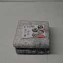 Washable 3x5 Abstract Area Rug - Large Living Room Area Rugs Modern Stain Resistant Indoor mat for Bedroom Dining Room Non Slip Rubber Backing Thin Super Soft Room Decor Floor Carpet 3X5 Grey