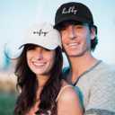 Mr and Mrs Hats for Honeymoon Essentials,Engagement Gifts for Couples,Wedding Gifts for Bride and Groom