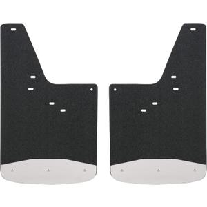 LUVERNE 251440 Front or Rear 12-Inch x 20-Inch Textured Rubber Mud Guards, Select Chevrolet Silverado, GMC Sierra 1500, 2500, 3500 HD, Black