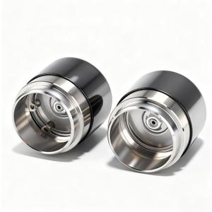 Yosoo Health Gear 2 Pcs Trailer Bearing, 1.781 Inches Diameter Stainless Steel Boat Wheel Center Dust Cover Hub Protector with Protective Bras Rubber Caps Covers Replacement for Partner Bra
