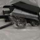 Pots and Pans Organizer Under Cabinet, Expandable 1 Tier Under Sink Organizers and Storage Adjustable Height Kitchen Pot and Pan Lid Holder Rack with 6 Dividers Under Cabinet Shelf(Black)