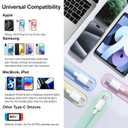 USB C to USB C Cable(3 Pack 6.6ft), 60W USB C Charger Cable Type C Fast Charging Cable Long Nylon Braided Cord Compatible with iPhone 15 Pro Max Plus iPad Samsung S23 and More