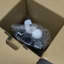 Scrub Brush with Long Handle, Floor Scrub Brush Squeegee Broom for Cleaning, 3 in 1 Shower Scrubber Floor Broom Squeegee for Concrete Tile Wall Deck Patio White