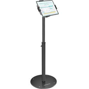AboveTEK iPad Kiosk Floor Stand - Height Adjustable POS Tablet Floor Stand, 360 Swivel Universal Locking Holder for 7.9"-11" iPad/Air/Samsung - Anti-Theft Security Stand for Retail, Business