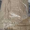 Uttermara Weighted Blanket Queen Size 15lbs 60x80 inches with Soft Plush Fleece, Cozy Warm Sherpa Snuggle Thick Heavy Blanket Great for Sleep and Calming,Jacquard Khaki