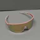 Lamicall 24g Polarized Sports Sunglasses for Men Women - UV400 Protection Sun Glasses for Running Cycling Baseball Fishing (Pink Frame-deep Pink Lens)