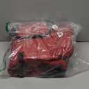 Ski Bag for Air Travel,Single Ski Carry Bag With Fully Padded Protection,Water-Resistant and Durable Fits Up From 175cm to 190cm Skis. (RED)