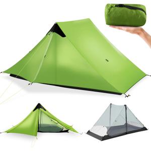 Ultralight Tent 3-Season Backpacking Tent 1 Person/2 Person Camping Tent, Outdoor Lightweight LanShan Camping Tent Shelter, Perfect for Camping, Trekking, Climbing, Hiking (Green) Ultralight Tent 3-Season Backpacking Tent 1 Person/2 Person Camping Tent, Outdoor Lightweight LanShan Camping Tent Shelter, Perfect for Camping, Trekking, Climbing, Hiking (Green)