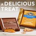 GHIRARDELLI Milk Chocolate Caramel Waffle Cone Squares  Rich Milk Chocolate with Caramel and Crispy Waffle Pieces, Individually Wrapped, 5.2 oz Bag