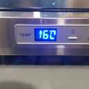 NewAir 27 Bottle Wine Fridge, Freestanding or Built-In Refrigerator, Stainless Steel Cooler, UV Protected Glass Door with Lock and Handle, Compressor Cooling