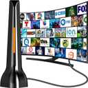 Indoor TV Antenna for Local Channels, 2026 Upgrade Digital TV Antenna for Smart TV Indoor Without Cable -Magnetic Base, 360 Reception, 8.2Ft Cable, 120 Mile Range - Support HDTVs After 2007