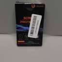 EWUONU[2 Pack Apple Watch Screen Protector 41mm Series 9 Series 8/7 Tempered Glass, 3D Full Coverage Waterproof Bubble-Free Anti-Scratch HD Clear Film for iWatch 9/8/7 41mm (Black)