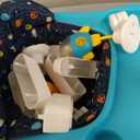 Smart Steps Trend Activity Walker and Entertainer with Removeable Toys, Large Tray, Cup Holder, Adjustable Height and Flat Fold Frame for Storage, Ages 6 Months +, Space Walk Navy