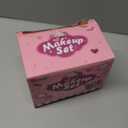 54 Pcs Kids Makeup Kit for Girls, Princess Real Washable Pretend Play Cosmetic Set Toys with Mirror, Birthday Gifts for 3 4 5 6 7 8 9 10 Years Old Girls Kids (Pink)