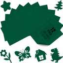12PCS Hunter Green Felt Fabric Sheets 9" x 12" - 1.6mm Thick Soft Felt for Craft Sewing DIY Patchwork Art Projects Decorations