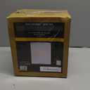 Canarm 1-Light Wall Sconce, Frosted Glass Shade with Gray Accents, Low-Profile Transitional Wall Lighting for Bedroom, Hallway or Living Room