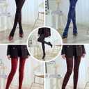 Sahabowi Women Tights, Sheer High Waist Pantyhose, Vintage Control Top Stockings, Sa Siwa12 (Black)