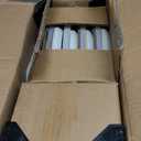 GBHOME Ceramic Dinnerware Sets for 4, 12 Pieces Stoneware Plates and Bowls Sets, Scratch Resistant Dishes, Dishwasher & Microwave Safe, Reactive Glaze-White