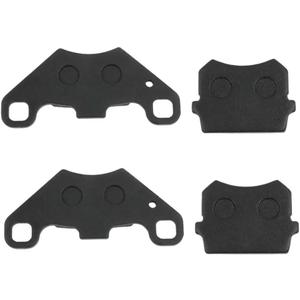 Compatible Rear Disc Brake Pads Shoes Compatible with ATV Quad Go Kart 50cc 70cc 90cc 110cc 125cc 150cc 200cc 250cc 2 Sets