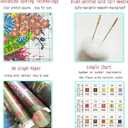 Redxing Stamped Cross Stitch Kits - Beach Night Landscape Counted Cross Stitch Kits for Beginners Adults Needlepoint Cross-Stitch Patterns-Flower Dragon 16x20 inches (ArtsKit29)