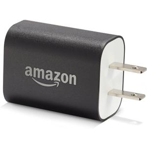 Amazon 9W Official OEM USB Charger and Power Adapter for Fire Tablets, Kindle eReaders, and Echo Dot