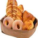 6 Pcs Fake Breads Realistic Faux Baguette Doughnut Prop for Food Display,Artificial French Fake Croissant Bread for Bakery Kitchen Home Dcor
