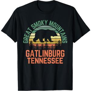 Gatlinburg Great Smoky Mountains National Park Tennessee T-Shirt, M 