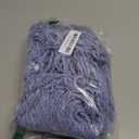 String Mop Heads Replacement Heavy Duty Commercial Grade Blue Cotton Looped End Wet Industrial Cleaning Mop Head Refills (1, Medium) (1 Piece Pack)