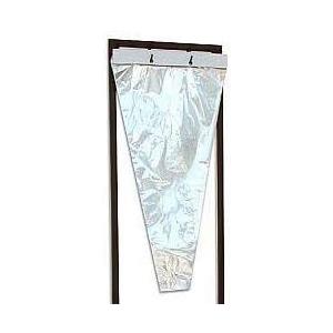 A&A 100 pcs Clear Flower Bags Wrapping, Cellophane Bouquet Sleeves Packing Wrap, Transparent Waterproof Plastic Sleeves Bags (9x14x3.5 in.)