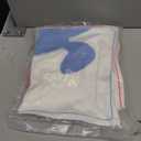 Hahafelt 2 Pcs Easter Throw Pillow Cover 18x18 Bunny Rabbit Velvet Embroidered Decorative Pillow Cases Rose Blue Soft Plush Bunny Square Cushion Cover for Spring Easter Sofa Couch Bedroom Decor Gift