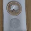 Mid Century Modern Hallway Ceiling Light White Milk Shade Small Marble Natural Stone Ceiling Light Wood Vintage Farmhouse Close to Ceiling Lamp for Bathroom Kitchen Corridor Entryway