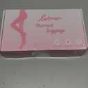 HONGTEYA 2 Pairs Fleece Lined Tights Women - Warm Sheer Pantyhose Fake Translucent Tights Winter Thermal Leggings, Black/Nude (Small)