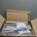 Side Table Sofa Tray for Couch Heavy Metal Base Swivel/Adjustable Height, Sofa Bed Bathroom Study TV Tray C Shaped End Table Food Snack Trays for Eating (19.7*15.7 in, Brown)