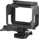 Action Camera Mount The Frame Hero Housing (hero7black/hero6 Black/hero5 Black/hero7 Silver/hero7 White/Hero(2018)) Microphone Case Compatible with Gopro Hero Case Mount mounting