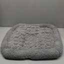 Mora Pets Self Warming Cat Bed Self Heating Pet Pad with Bolster and Foam Washable Removable Cover Non Slip Thermal Sherpa Fabric Pet Mat Grey 23 Inch