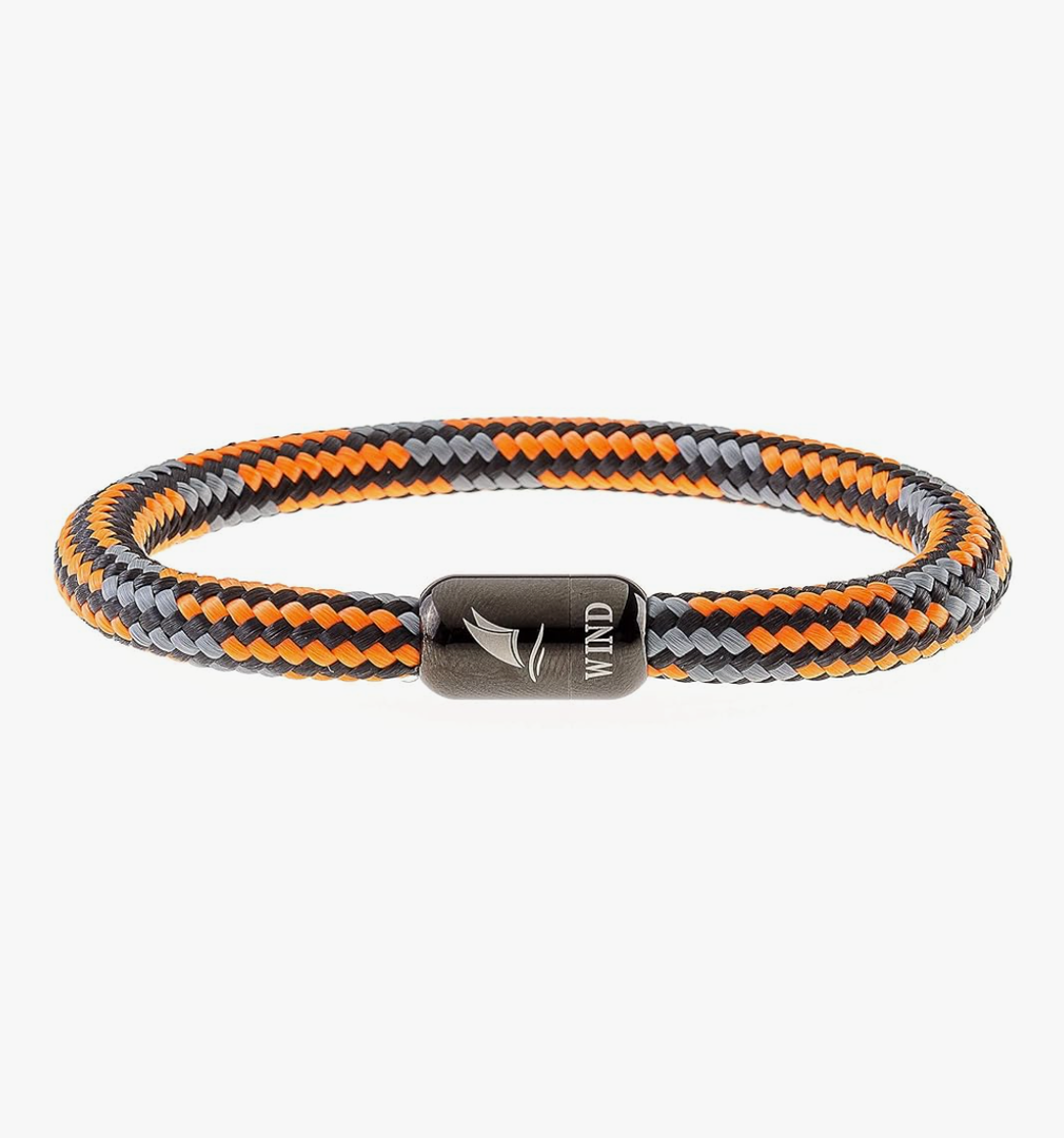 WIND PASSION - Paracord Bracelet for Men & Women | Nautical Bracelet Inspired by Sailor Sea Apparel | Handmade with Braided Rope and Magnetic Clasp | For Men and Women looking for a Sports, Athletic or Surf Style | Waterproof Resistant |