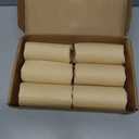 6 Pack Beeswax Candles for Mother's Day, 100% Pure Natural Beeswax Pillar Candles Emergency Candle for Home, 210 Hours Organic Unscented Bees Wax Pillar Candle for Prayer, Dripless & Smokeless (2x4in)