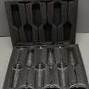 BACLIFE Champagne Flutes - Hand Blown Elegant Champagne Glasses Set of 6 - Unique Gift for Christmas,Birthday,Wedding - Ideal for Tasting,Daily Use - 7.5 oz, Clear