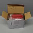 Sweetude 48 Sets Leather Luggage Tag Bulk and So The Adventure Begins Luggage Tags with Name Card for Wedding Bridal Shower Bachelorette Honeymoon Travel Graduation Gifts(Burgundy)