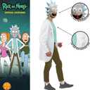 Rubies Adult Rick and Morty Rick Costume Top (X-Large, As Shown)