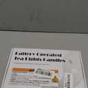 Homemory Black Tea Lights Candles Battery Operated, 200+Hour Flameless Flickering Fake Electric LED Colored Tealights Candles for Halloween, Theme Party, Wedding Table Decor, Holiday Decor, 16Pack