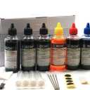 BCH 600ml Printer Ink Refill Kit for Canon Inkjet Printers - Compatible with PG-240 243 245 CL-241 244 246 XL Refillable Ink Cartridges - 6 Bottles x 100ml Bulk Ink Printer Refill
