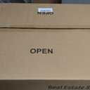 Real Estate Sign Posts with Solar Dual-Sided Light, Heavy Duty Realtor Sign Post, Fully Metallic Real Estate Sign Holder, For Sale Yard. (Sign Not Included), Large Signage
